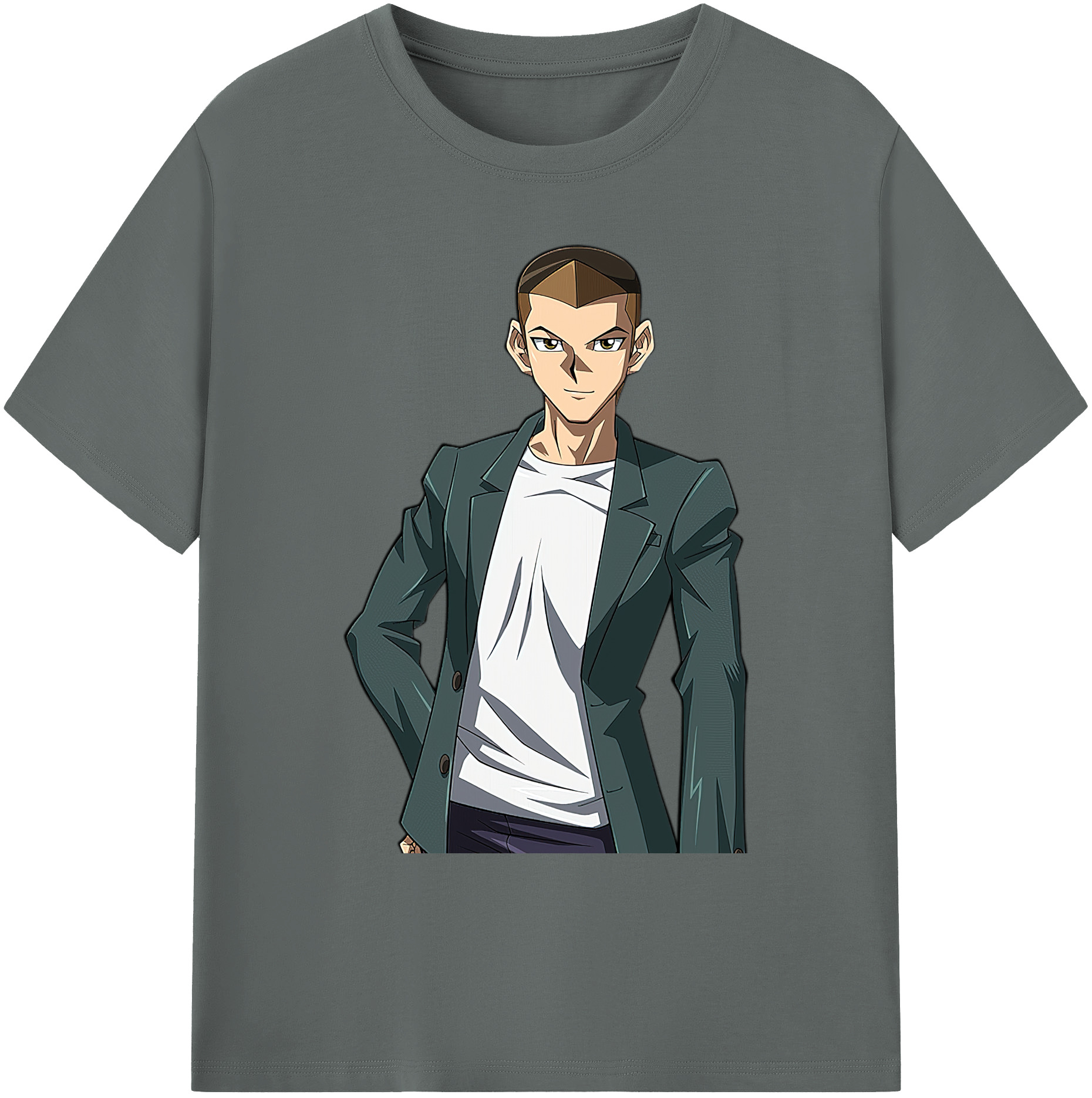 （画像用） 遊☆戯☆王 Yu-Gi-Oh! 綿100％ メンズ半袖Tシャツ｜肌触りやわらか＆通気性